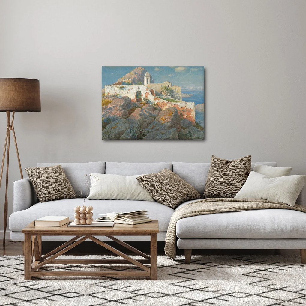 Kép - William Stanley Haseltine, Santa Maria a Cetrella, Anacapri, reprodukciók (70x50 cm)