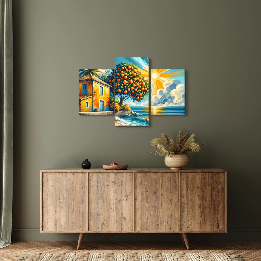 Kép - Ház narancsokkal I. (90x60 cm)