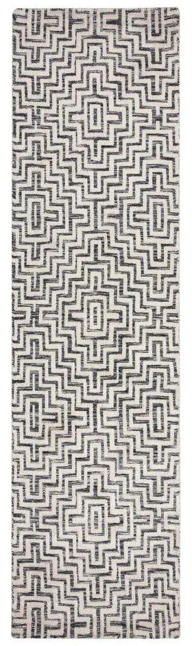 Szürke futószőnyeg 80x300 cm Rhett – Flair Rugs