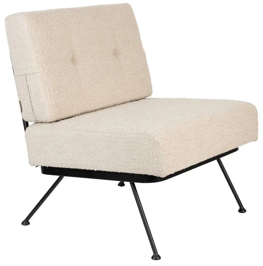 Krémszínű fotel Bowie – Zuiver