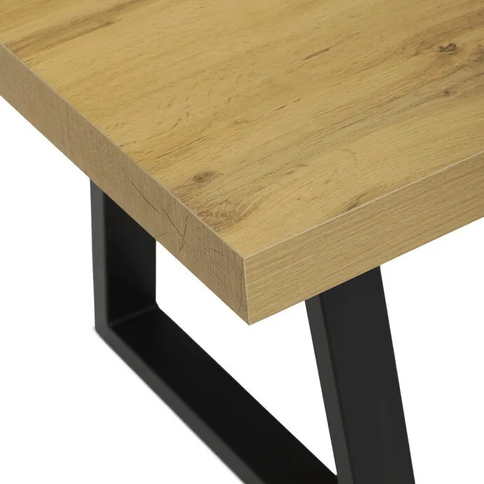 Dohányzóasztal 120 × 60 × 50 cm melamin tölgy CT-R5212 OAK