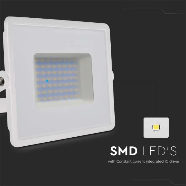 LED Reflektor LED/50W/230V 6500K IP65 fehér