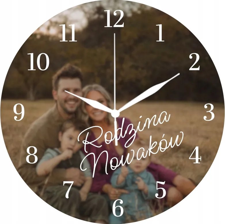 Falióra Ajándék Valentin napra Évfordulóra Születésnap Fotó fuil print