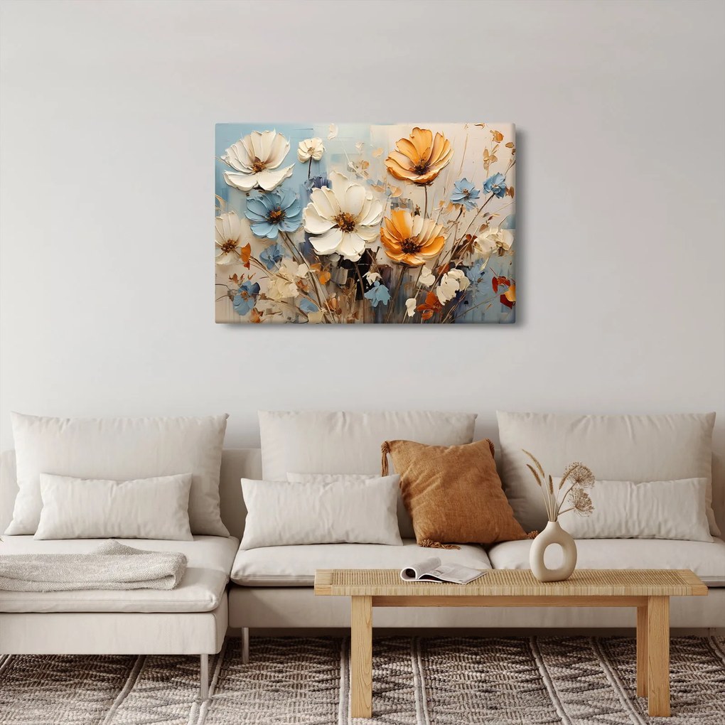Kép - Csokrok, festés (90x60 cm)