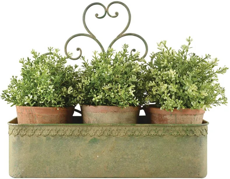 Fali virágtartó láda L