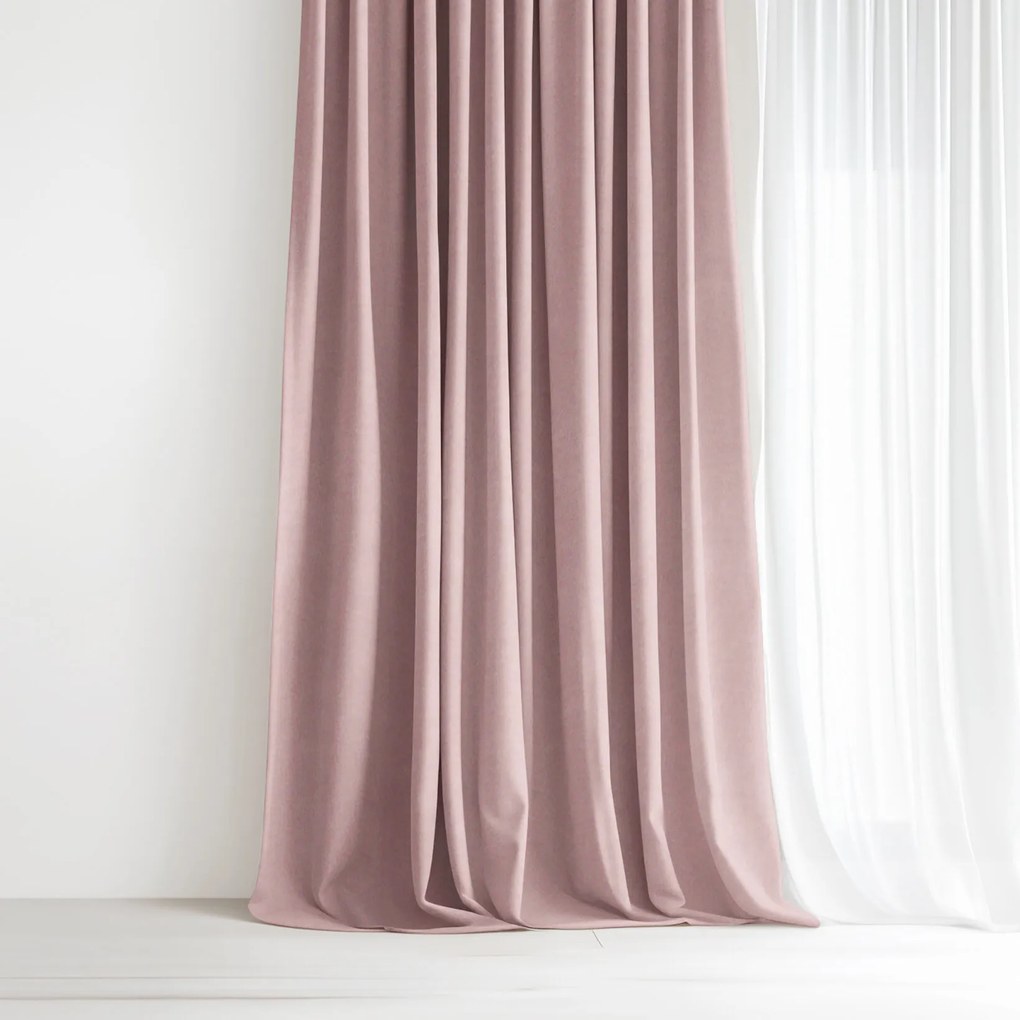 Goldea marbella dekoratív drapéria - régi rózsaszín 280x135 cm