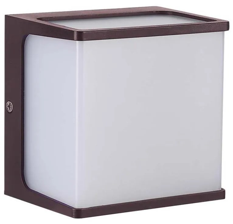 LED Kültéri fali lámpa LED/8W/230V IP65 3000K barna