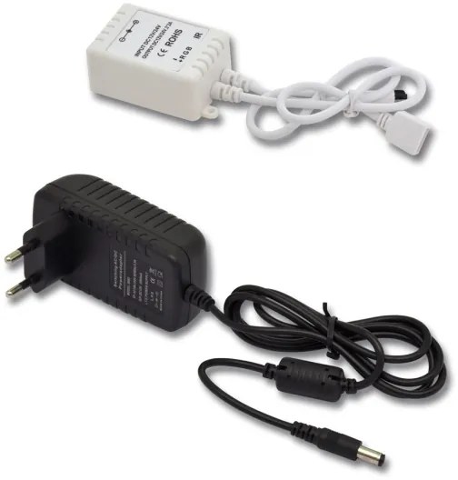 Ecolite DX-SMD5050-RGB/1,5M - LED RGB szalag 1,5 m LED/14,4W/230V + távirányító