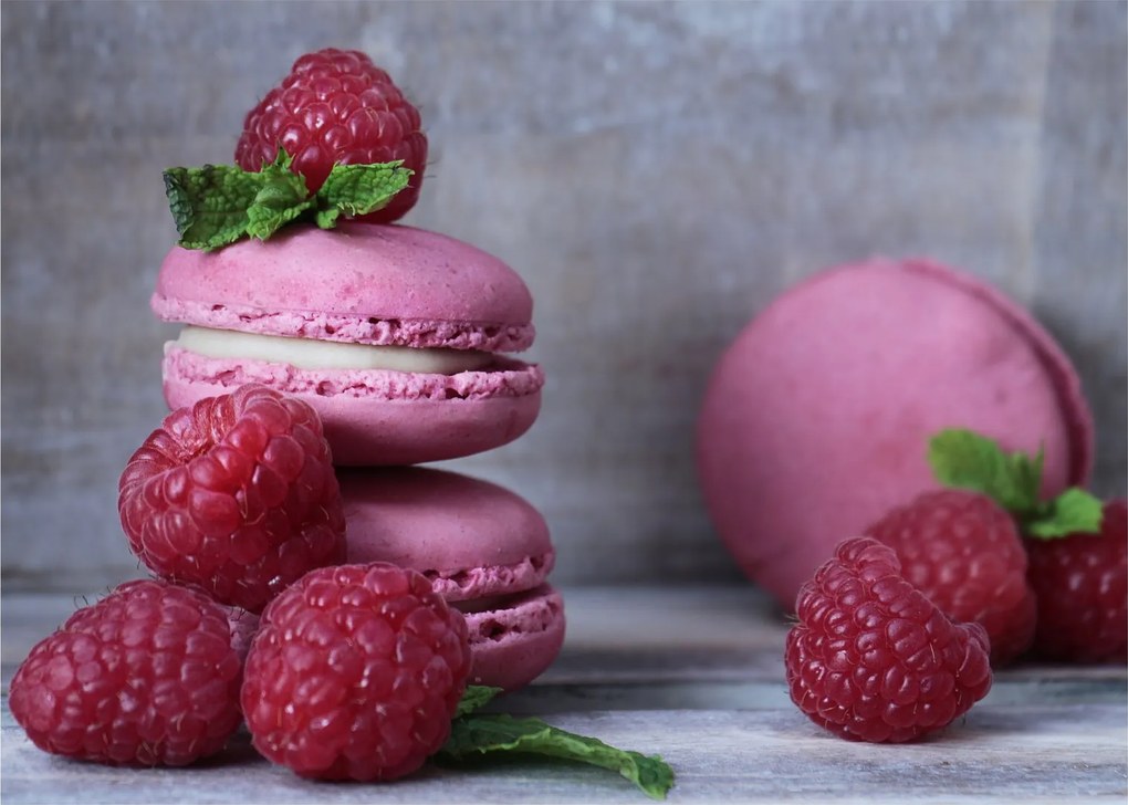 A macaroons képe (üvegen) (70x50 cm)
