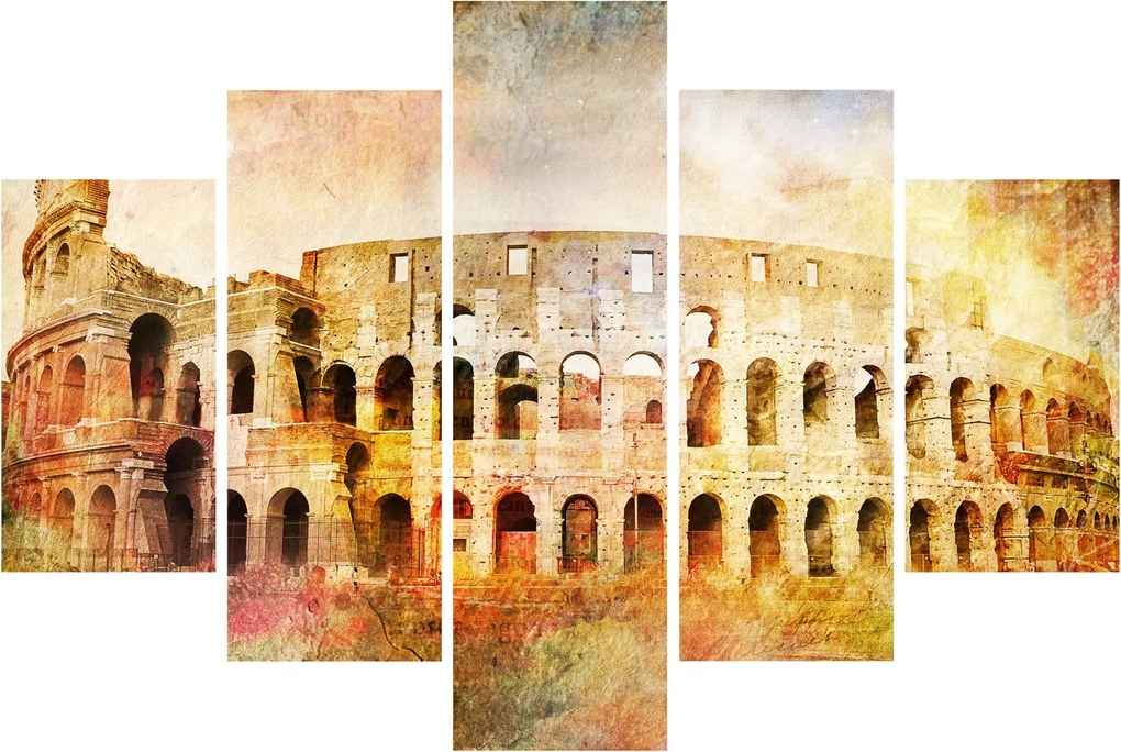 Kép - Digitális festészet, Colosseum, Róma, Olaszország (150x105 cm)