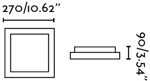 FARO 62968 - Mennyezeti lámpa TOLA 1 1xE27/20W/230V