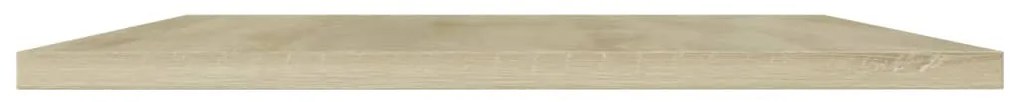 4 db sonoma-tölgy színű forgácslap könyvespolc lap 80x40x1,5 cm