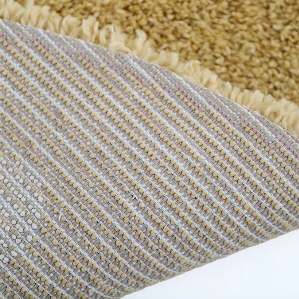 Okkersárga gyerek szőnyeg ø120 cm Bohemian Bird Miel – Nattiot