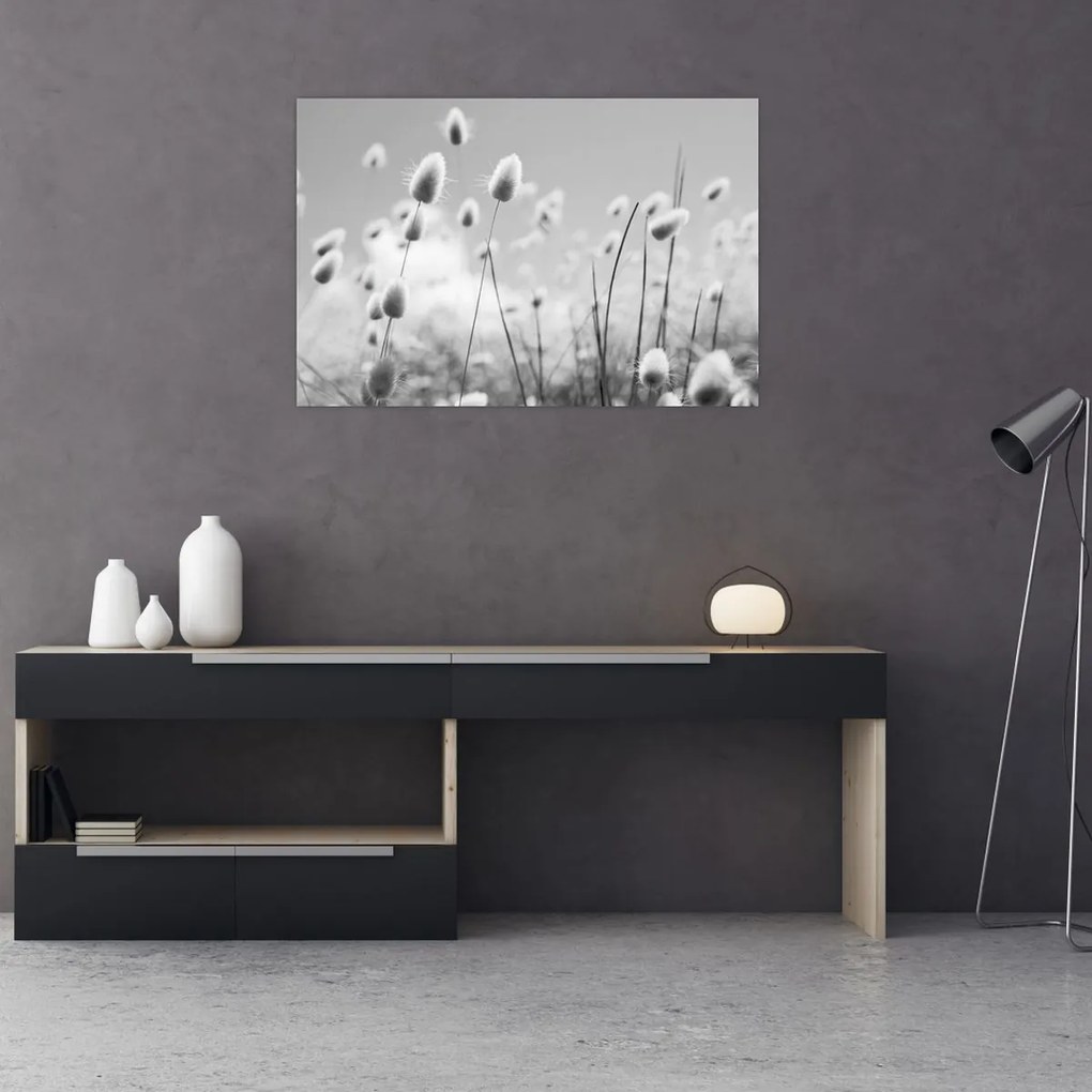 Kép - Boho nyuszi farok fű (90x60 cm)