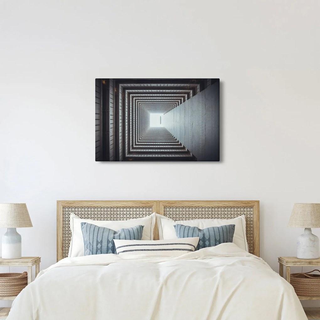 Kép - Kilátás az épület belsejéből (90x60 cm)