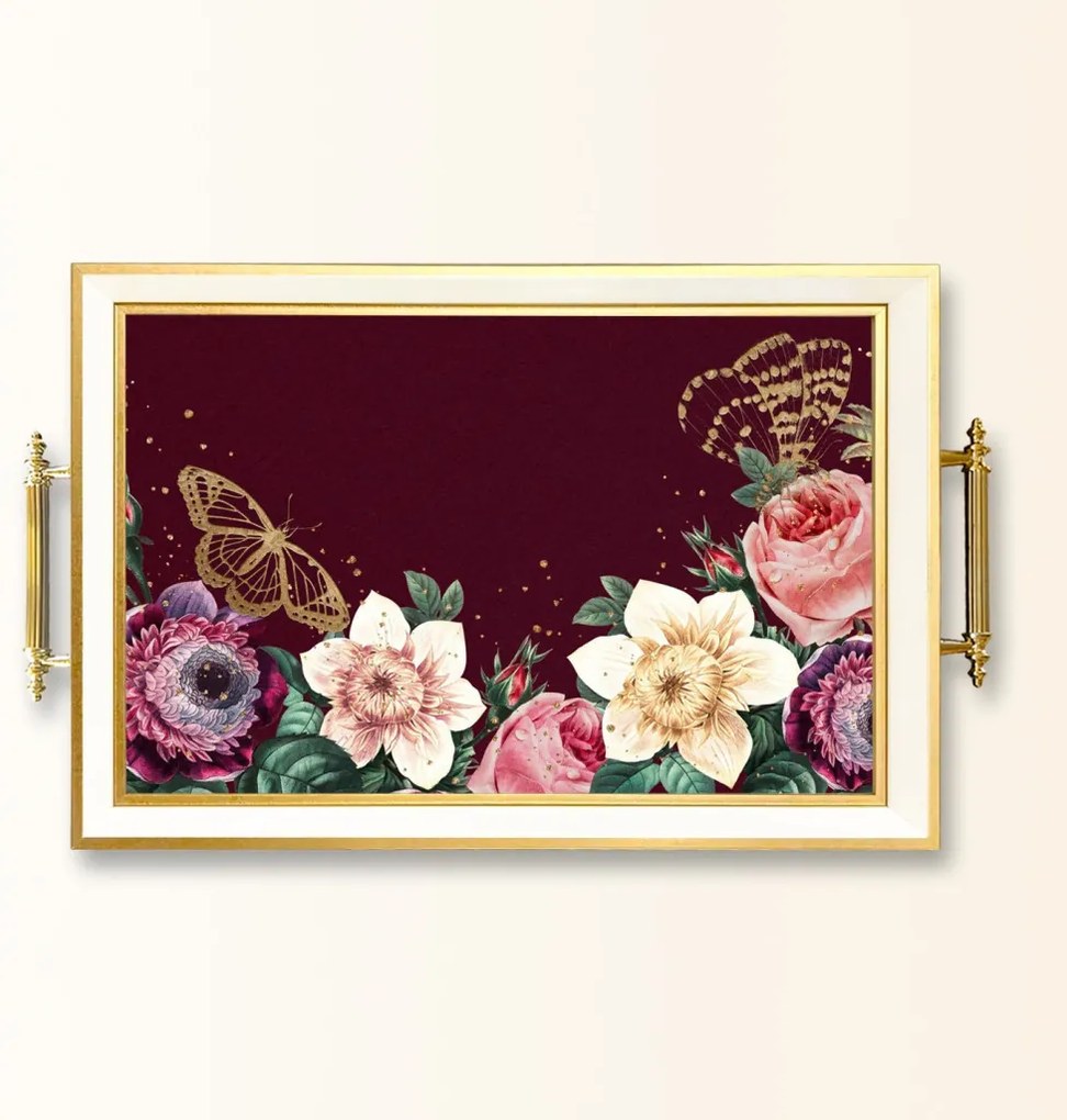 Üveg tálca, 38×24 cm – TPB9825