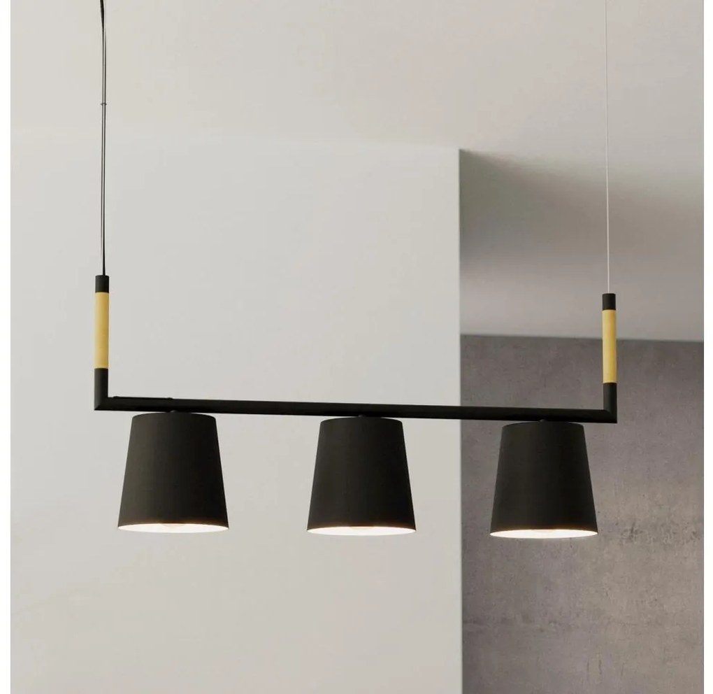 Eglo 43612 - Csillár zsinóron LACEY 3xE27/40W/230V