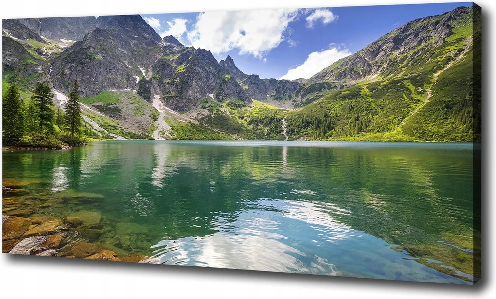 Vászonkép Tengeri szem Tátra 100x70 cm