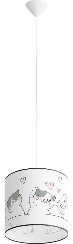 Sollux SL.1418 - Gyerek csillár zsinóron CAT 1xE27/15W/230V átm. 30 cm