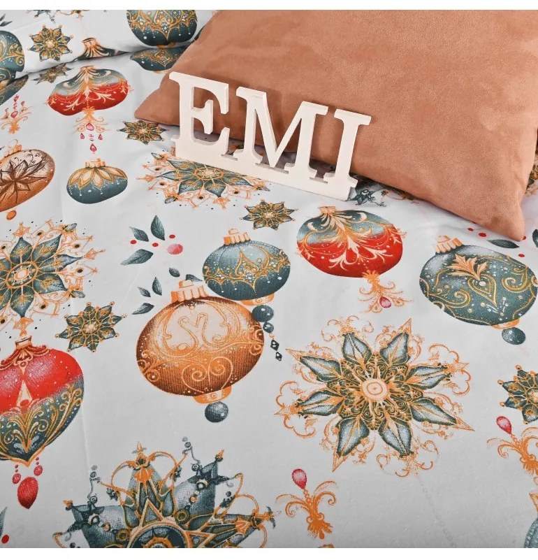 EMI Magic karácsonyi pamut ágyneműhuzat, A standard egyszemélyes ágy szett tartalma: 1x 140x200 + 1x 70x90