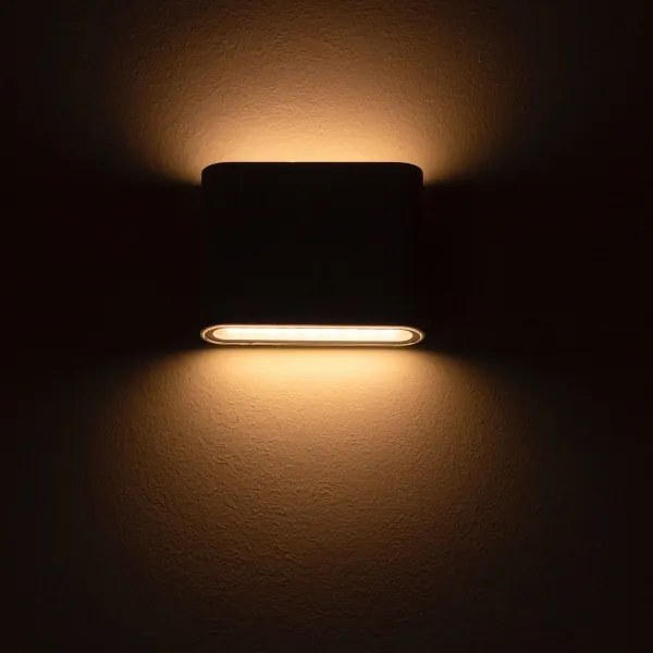 Zuma Line SJ22621- LED Kültéri fali lámpa SHADOW LED/12W/230V IP65 fekete