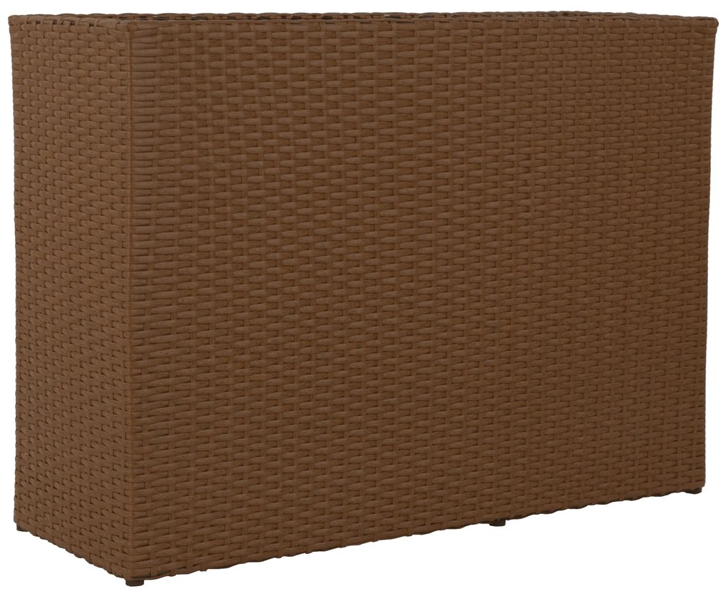 Virágcserép, bézs rattan, RAMS