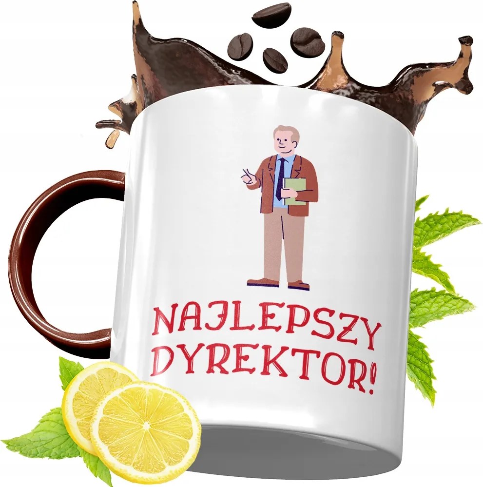 Bordó Bögre Igazgatónak Születésnapra Ajándék fényképes nyomattal