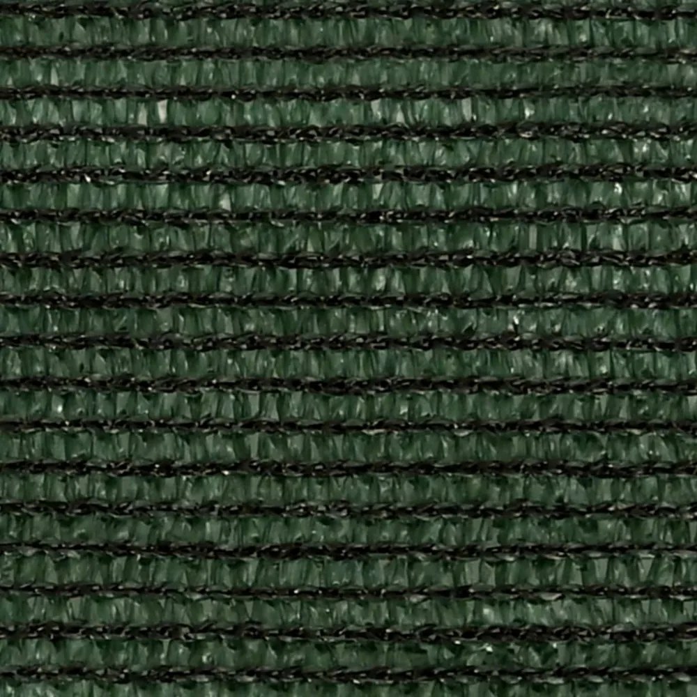 sötétzöld HDPE napvitorla 160 g/m² 4 x 7 m