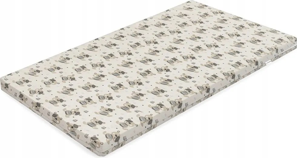 Gyerek habszivacs matrac New Baby Basic 120x60x5 cm Maci