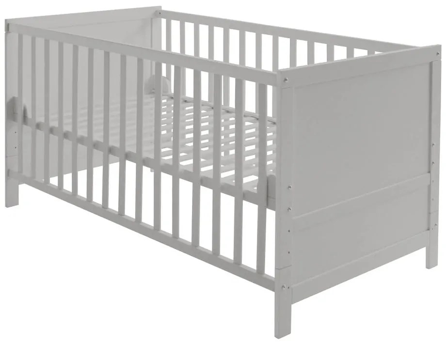 Világosszürke babaágy 70x140 cm – Roba