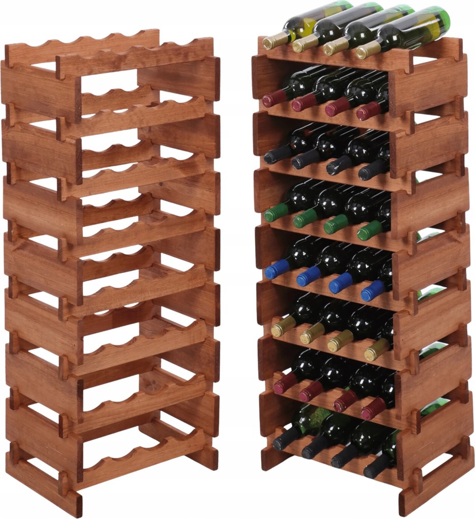 Bortartó állvány moduláris palacktartó állvány 8x4 összecsukható szerelés szerszámok nélkül