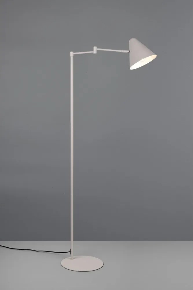 Elefántcsont színű állólámpa hajlítható szerkezettel (magasság 126,5 cm) Cosima – Trio