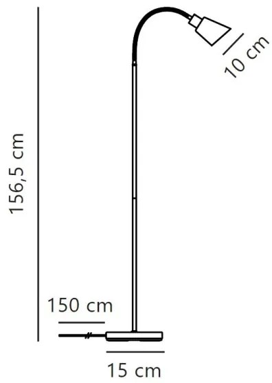 Nordlux - Állólámpa MOLLI 1xE14/25W/230V