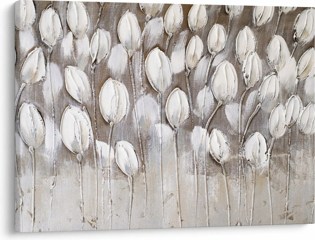 Kép - Strukturált tulipánok (70x50 cm)