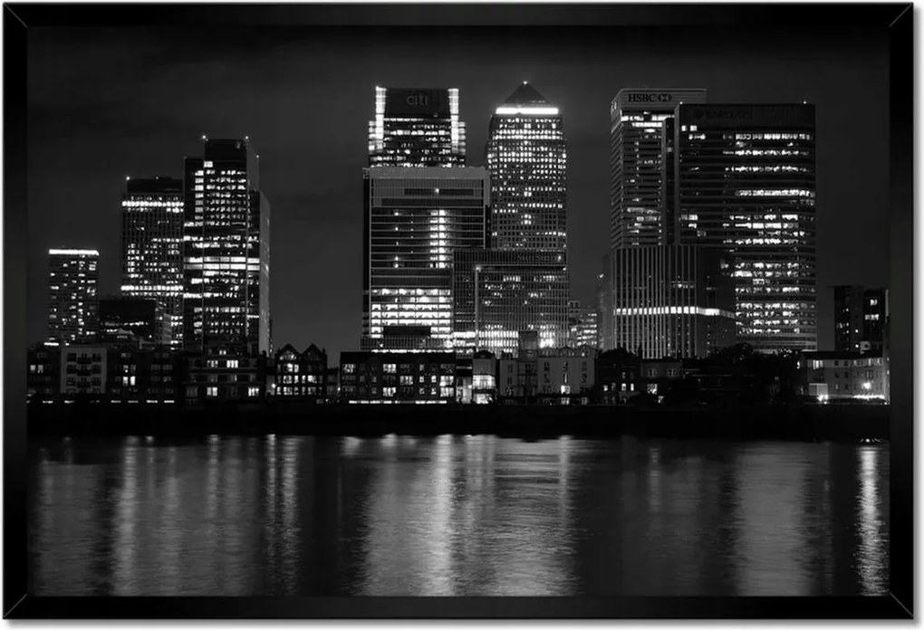 Poszterek keretben 60x40 Black and White London