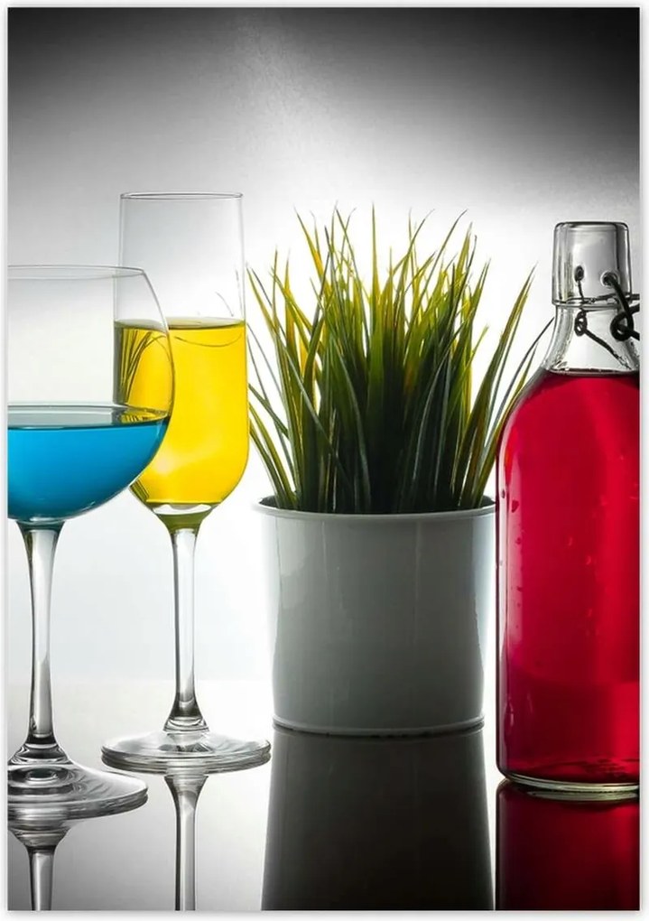 Poszterek 70x100 Színes italok Italok