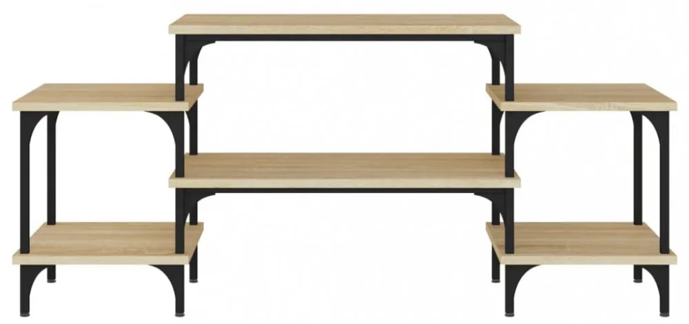 sonoma tölgyszínű szerelt fa TV-szekrény 117x35x52 cm