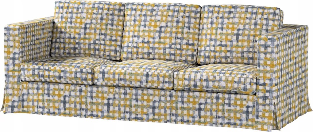 Karlanda 3 személyes kinyitható kanapé huzat Ikea kék