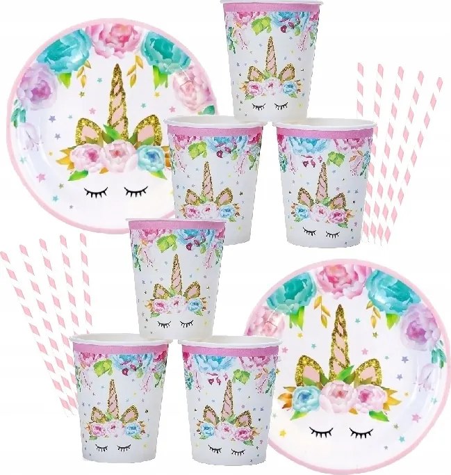 Unikornis Bögre Tányér Szett Unikornis