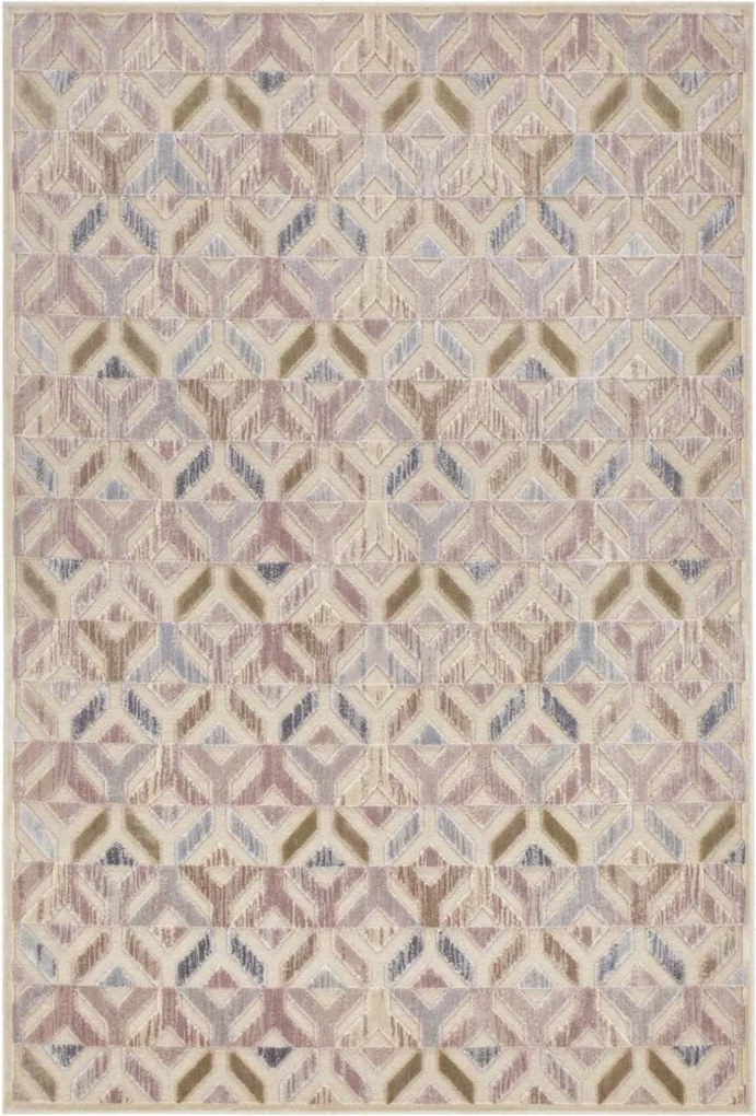 Nappali szőnyeg 200x290 3D hatással,puha sörték pasztell színekben