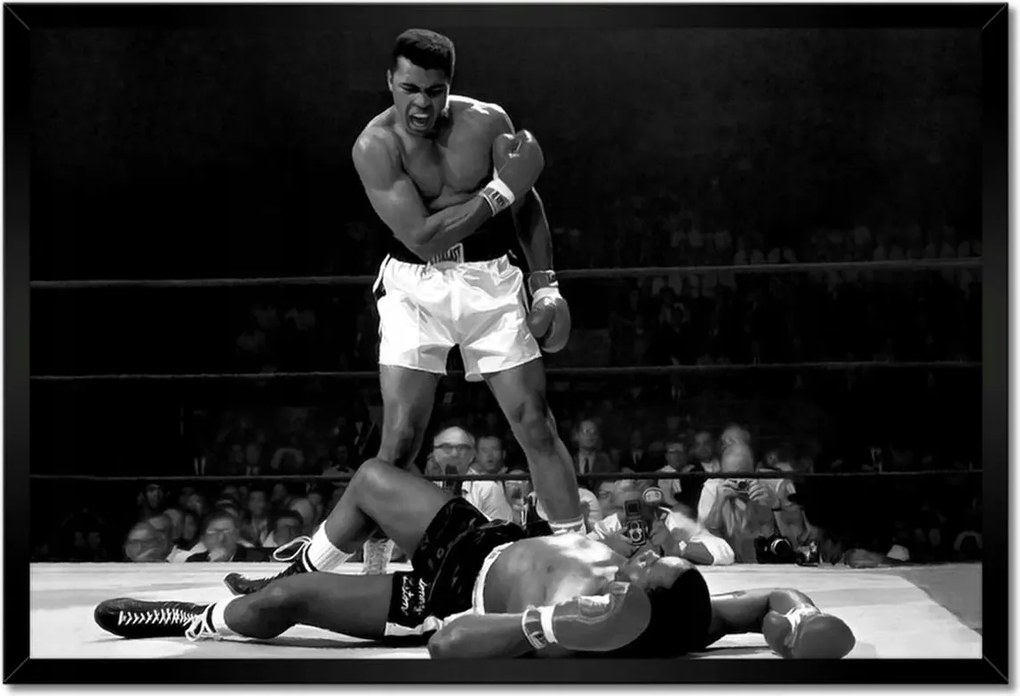 Poszterek keretben 60x40 Muhhamad Ali Ökölvívás