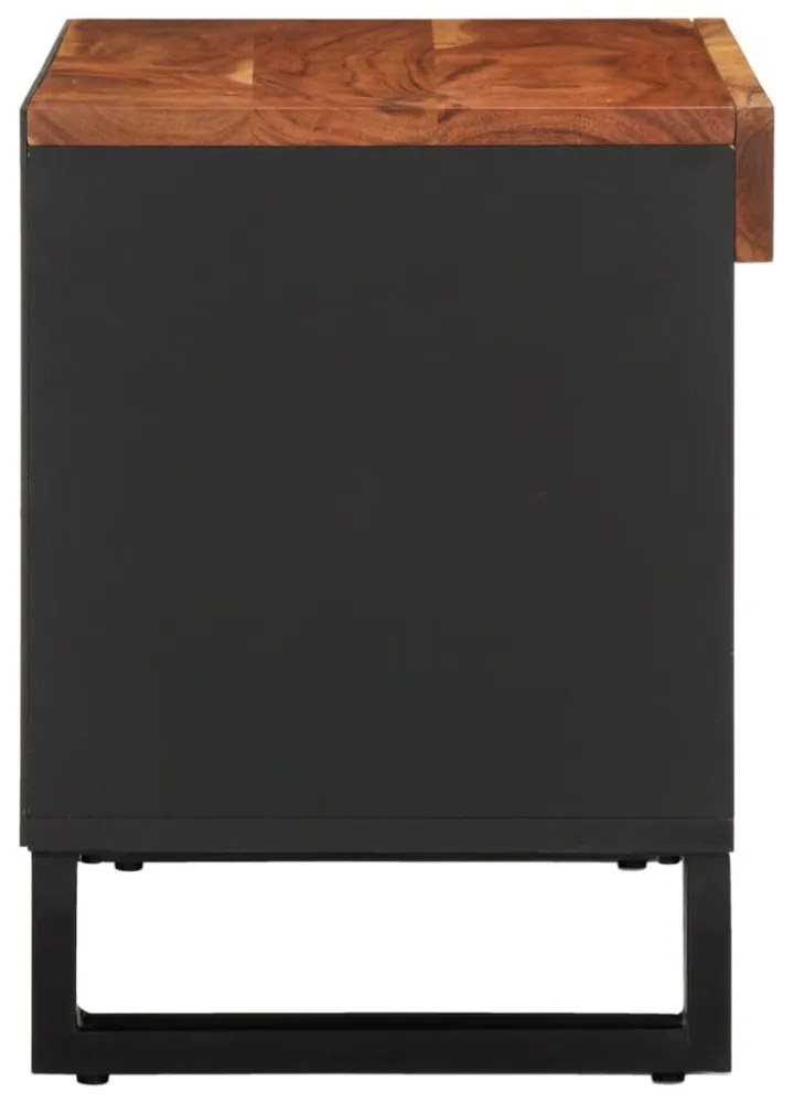 tömör akácfa TV-szekrény 85 x 33 x 43,5 cm