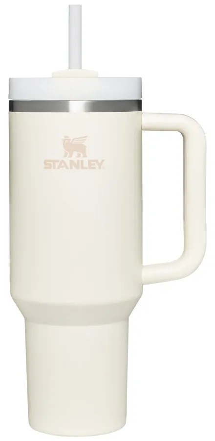 Krémszínű rozsdamentes acél termosz szívószállal 1,18 l Quencher H2.0 FlowState Tumbler Cream – Stanley