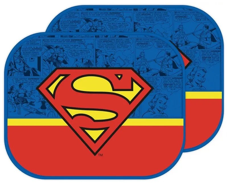 Superman Comic napellenző ablakra 2 db-os