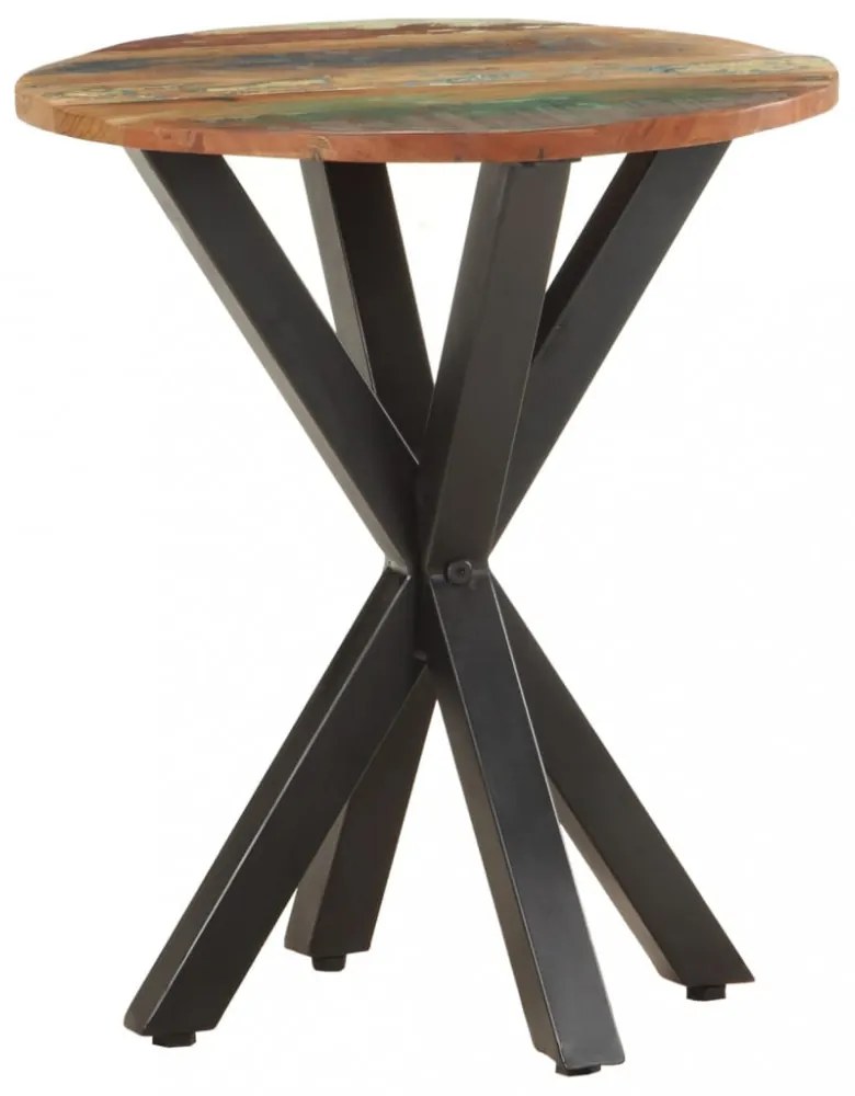 vidaXL tömör újrahasznosított fa kisasztal 48 x 48 x 56 cm