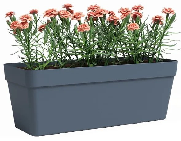 Újrahasznosított műanyag önöntözős láda 50 cm Capri – Artevasi