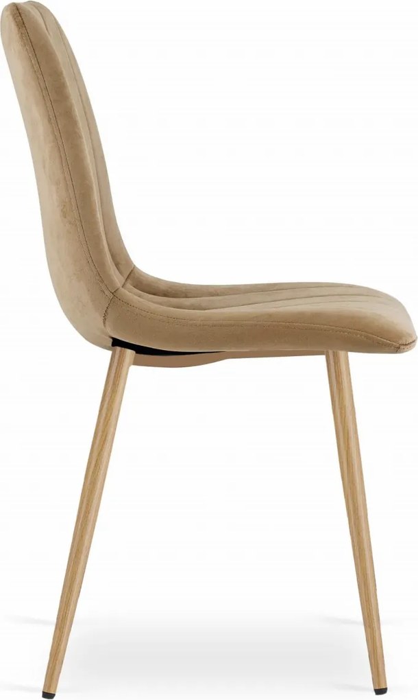 AKCIÓ Barna bársony szék LAVA II. osztály