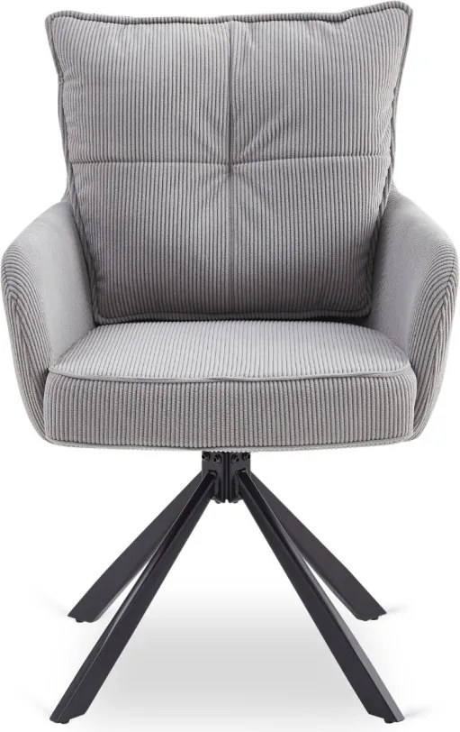 KRZESŁO Obrotowe CITY Szare