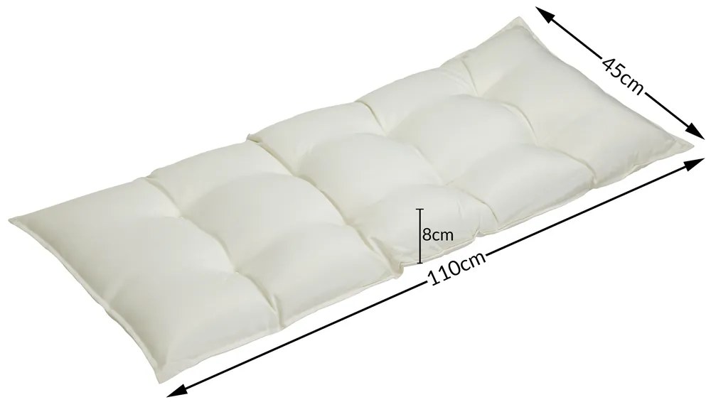 Detex® Padpárna 110x45x8cm - krémszínű