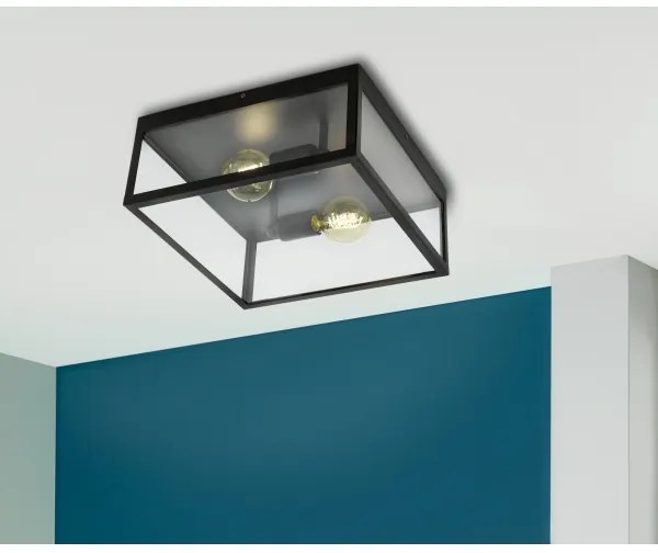 Eglo 49392 - Mennyezeti lámpa CHARTERHOUSE 2xE27/60W/230V